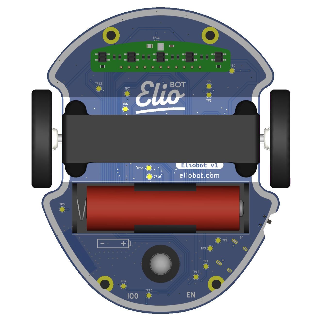 Eliobot motors bottom